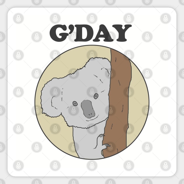 Australia G'Day Magnet by karutees